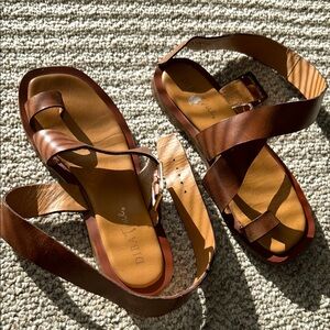 Diba True Women's Brown Leather Sandals